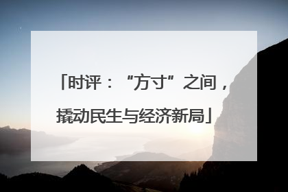 时评：“方寸”之间，撬动民生与经济新局